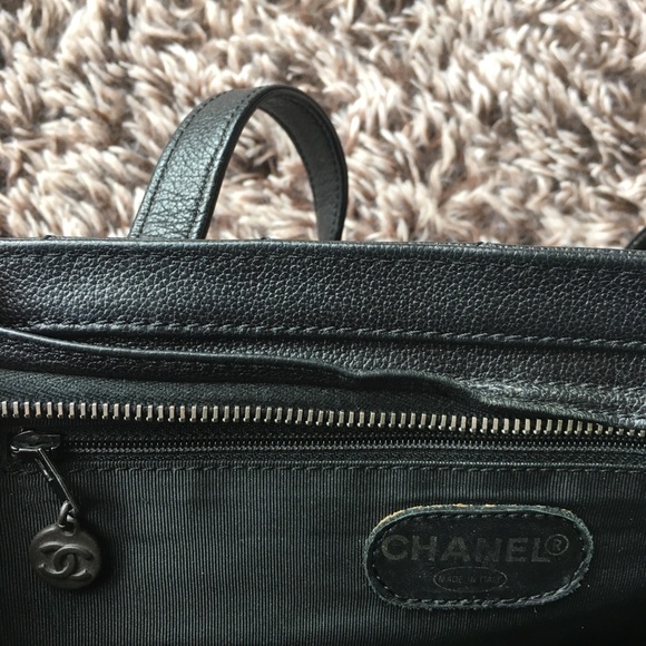 Vintage CHANEL small bag purse black leather - Picture 5 of 8